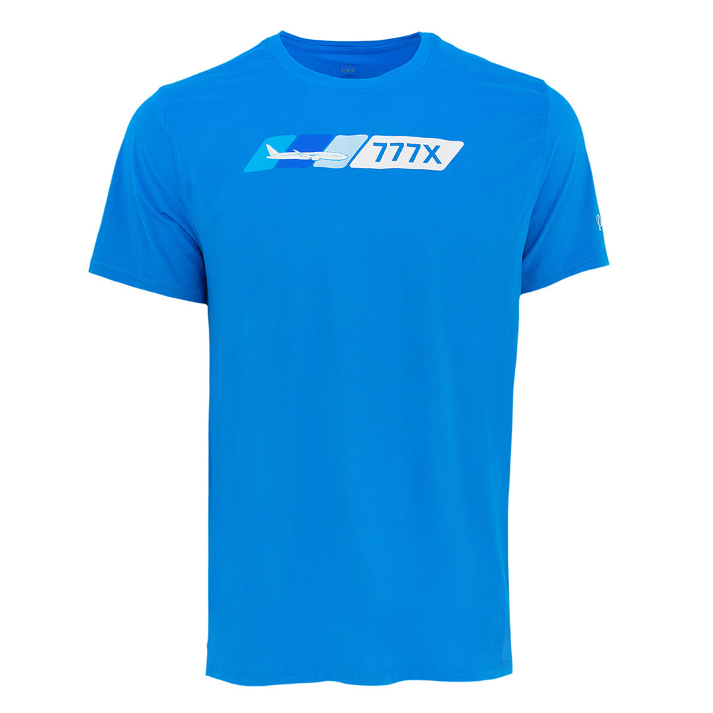 Boeing 777X Velocity Unisex Tech Stretch T-Shirt
