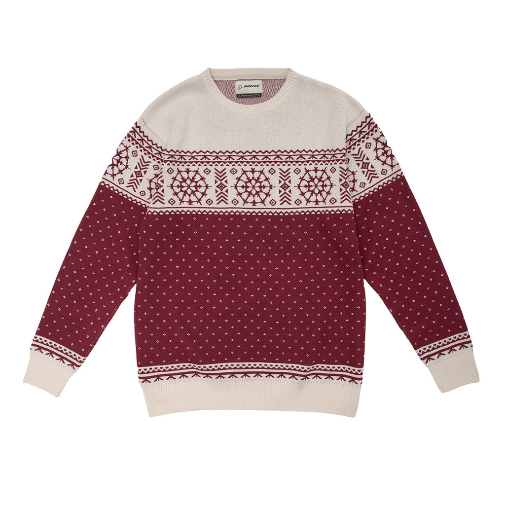 Boeing 2025 Jet Snowflake Unisex Sweater