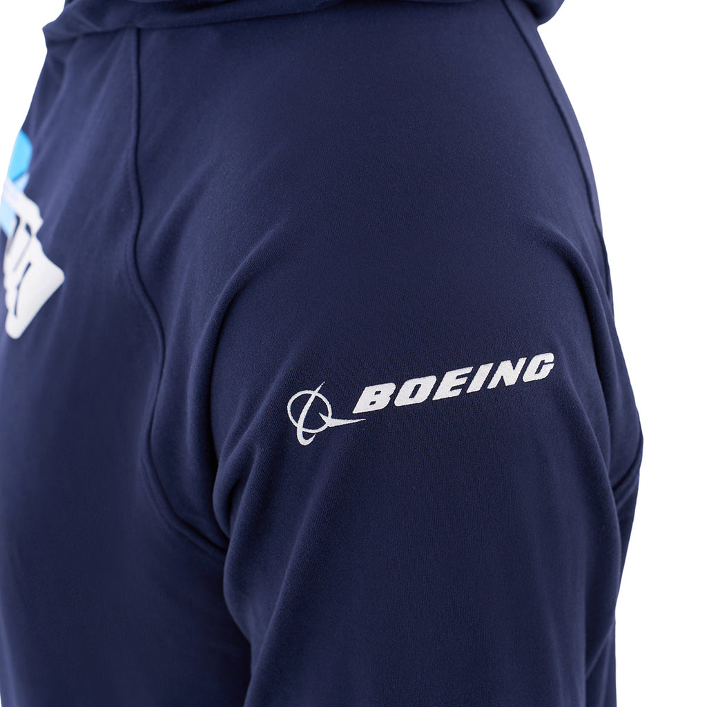 Boeing 777X Velocity Unisex Tech Stretch Hoodie