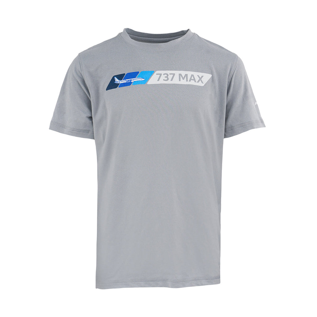 Boeing 737 MAX Velocity Kids’ Tech Stretch T-Shirt