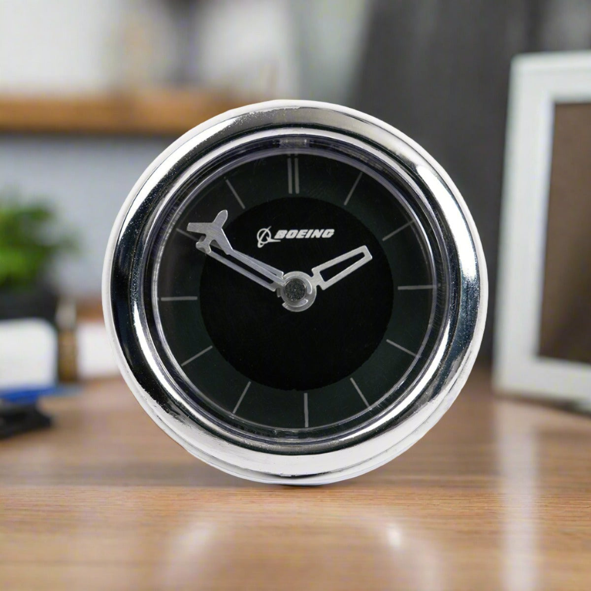 Boeing Airplane Engine Desktop Clock