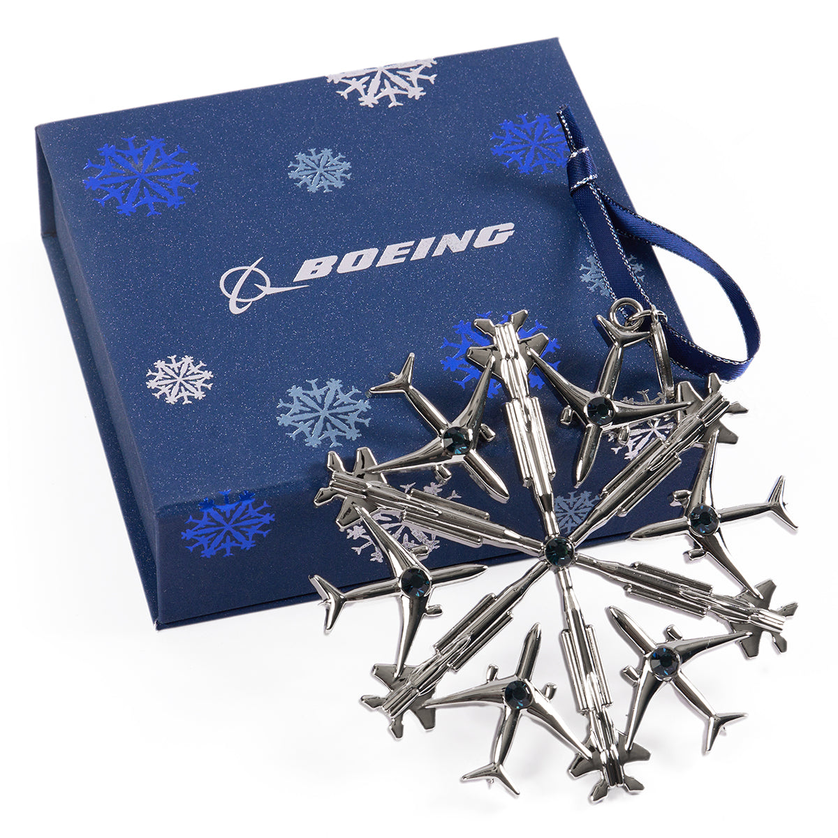 Boeing 2024 Jet Snowflake Ornament