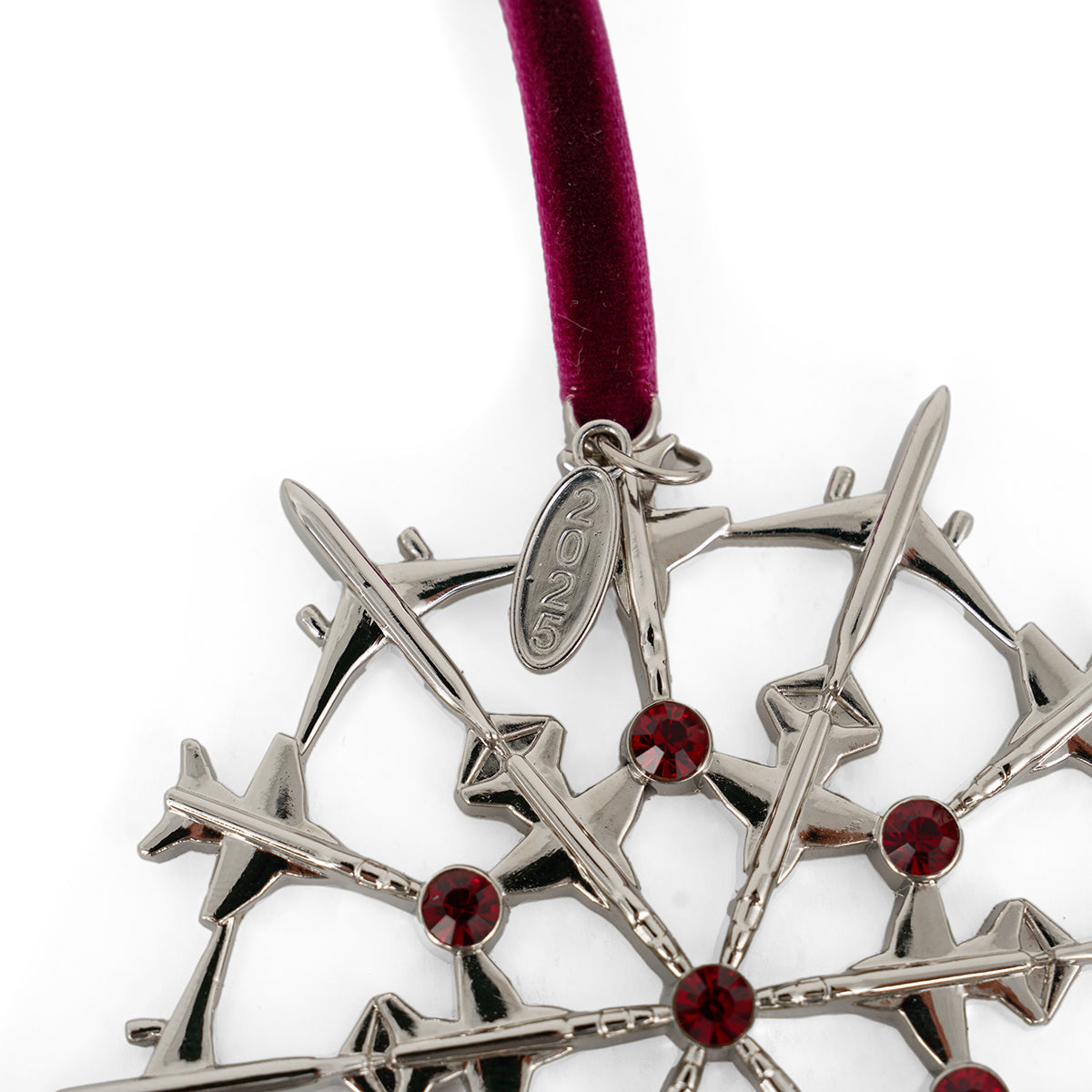 Boeing 2025 Jet Snowflake Ornament