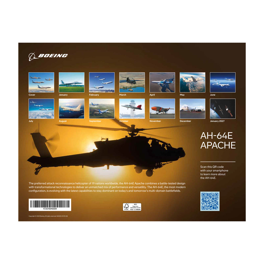 Boeing 2026 Calendar