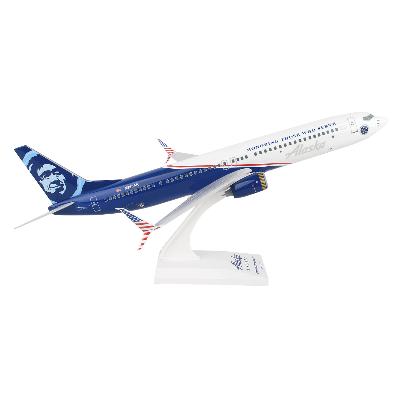 Alaska Airlines Boeing 737-900 Veterans 1:130 Model