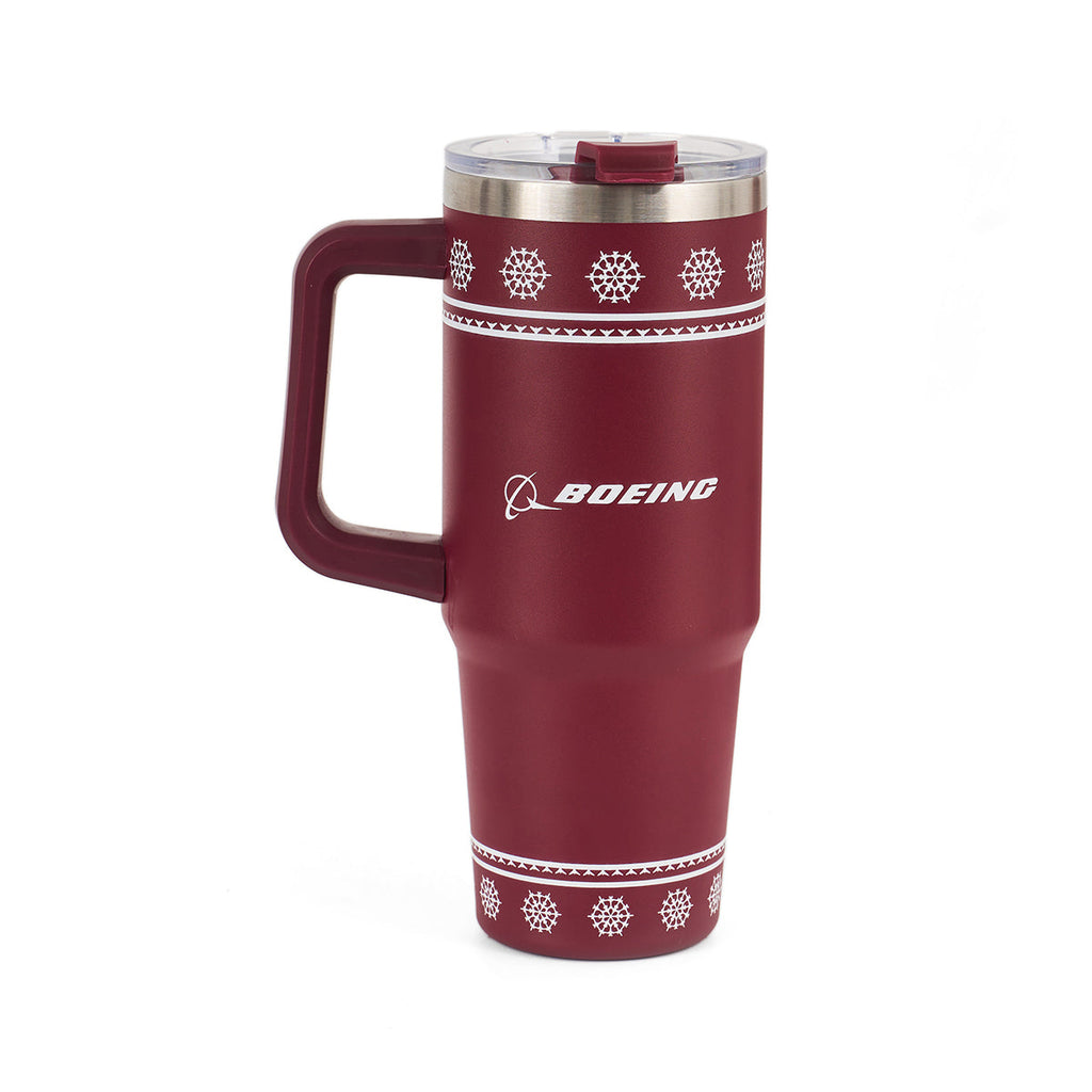 Boeing 2025 Jet Snowflake 30 oz Tumbler