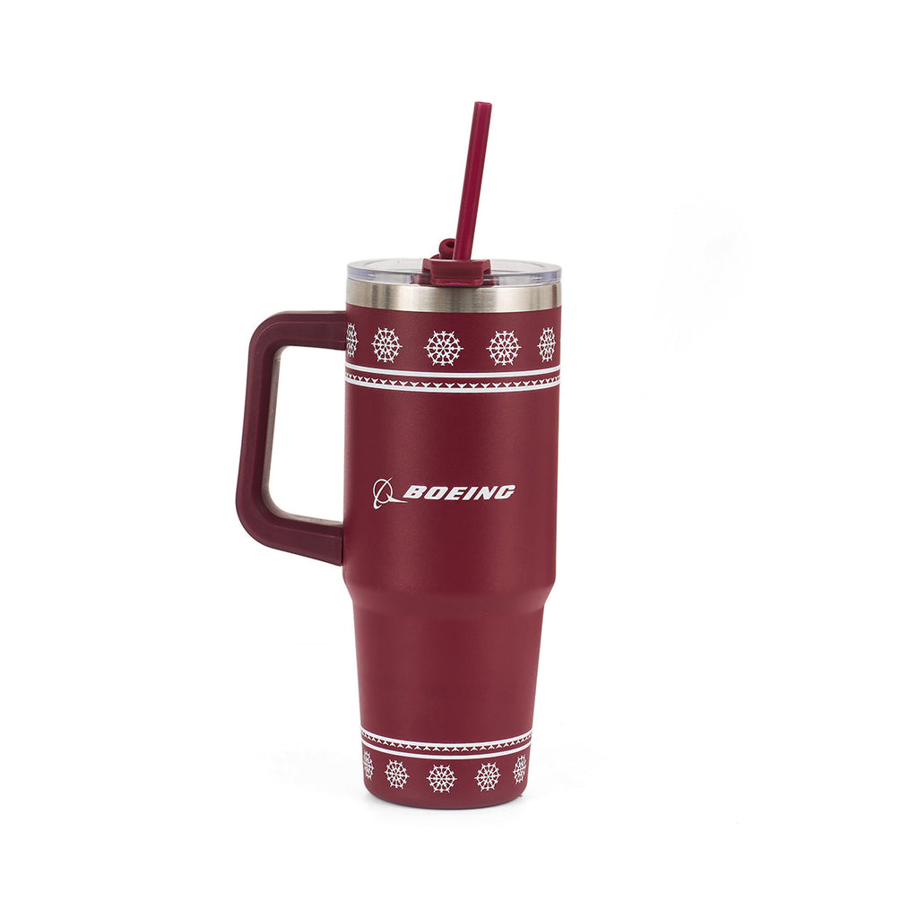 Boeing 2025 Jet Snowflake 30 oz Tumbler